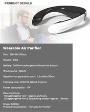 Load image into Gallery viewer, Waco Wearable Air Purifier