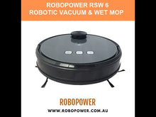 Load and play video in Gallery viewer, RoboPower RSW 6 robotic vacuum and wet mop