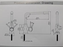 Load image into Gallery viewer, Square neck 3 way Mixer Tap Stainless Steel (Short)
