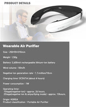 Load image into Gallery viewer, Waco Wearable Air Purifier
