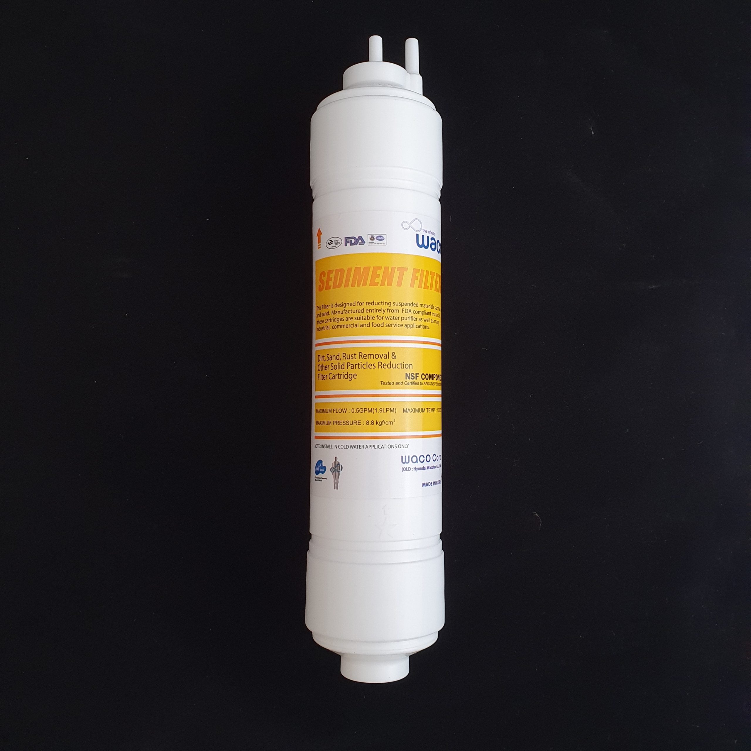 Swd Inline Filter Pot HW Inline Sediment filter cartridge – Original Water and Shower Power