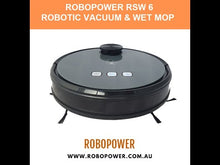 Load and play video in Gallery viewer, RoboPower RSW 6 robotic vacuum and wet mop
